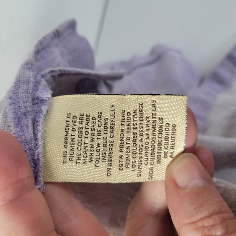 Mens Jamaica Jaxx Purple Silk Short sleeve Hawaiian Button front shirt Size L - Picture 9 of 10